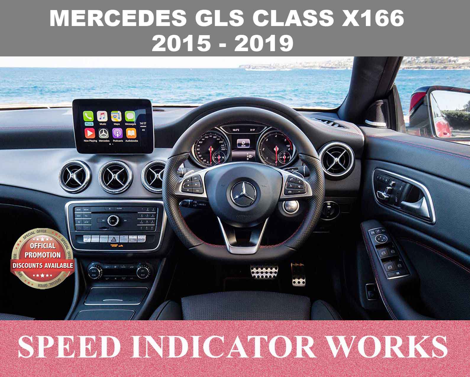 KM/Mile Freezer for the Mercedes GLS Class X166 - Image 2